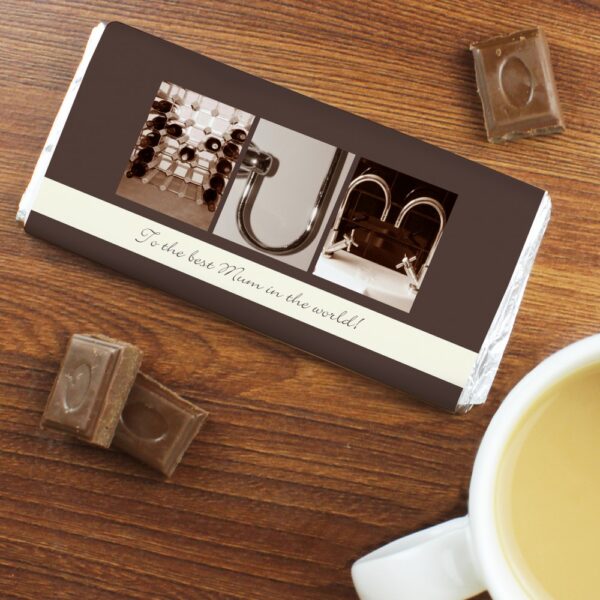 Personalised Any Message Affection Art Milk Chocolate Bar - Image 3