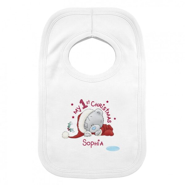 Personalised Me To You My 1st Christmas Bib - Image 2