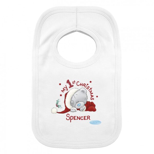 Personalised Me To You My 1st Christmas Bib - Image 3