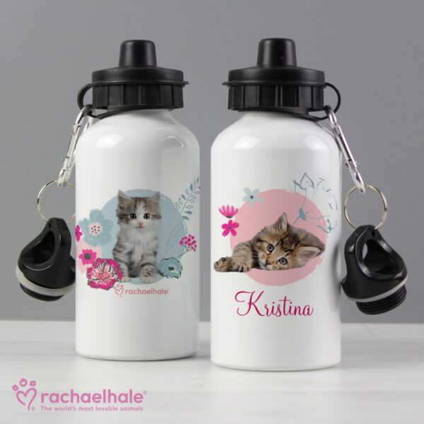 Personalised Rachael Hale Cute Kitten Drinks Bottle