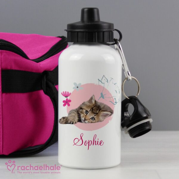 Personalised Rachael Hale Cute Kitten Drinks Bottle - Image 5