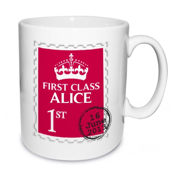 Personalised 1st Class Mug - Image 4