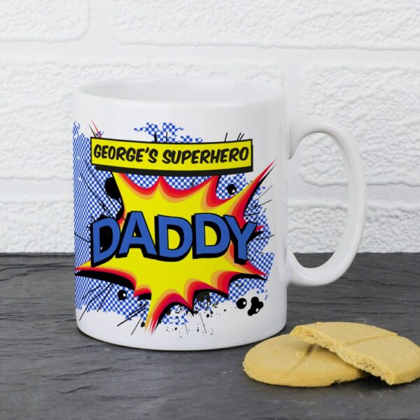 Personalised Super Hero Comic Book Themed Mug - Image 4