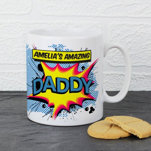 Personalised Super Hero Comic Book Themed Mug - Image 5