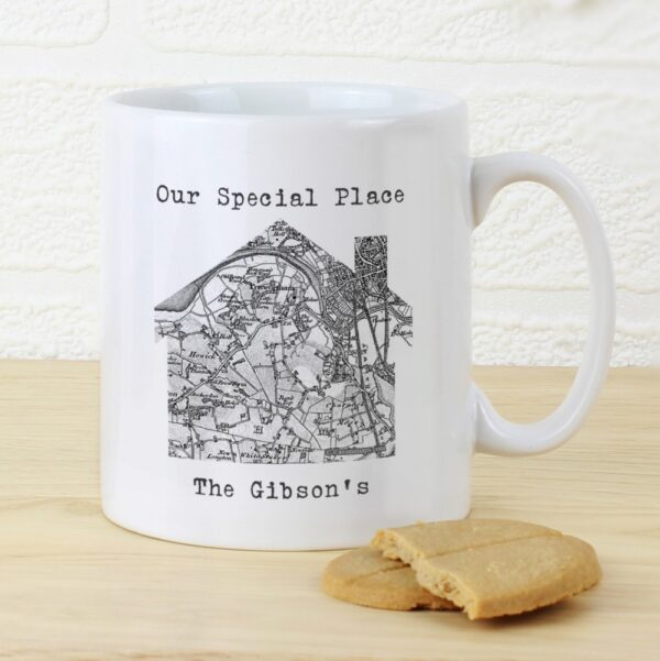 Personalised 1805 - 1874 Old Series Map Home Mug - Image 2
