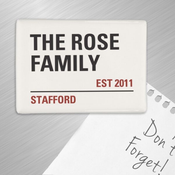 Personalised London Street Sign Fridge Magnet - Image 3