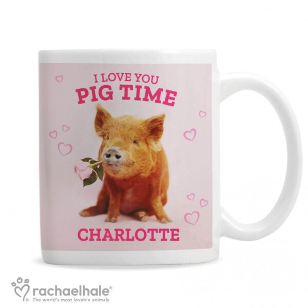 Personalised Rachael Hale 'I Love You Pig Time' Mug - Image 2