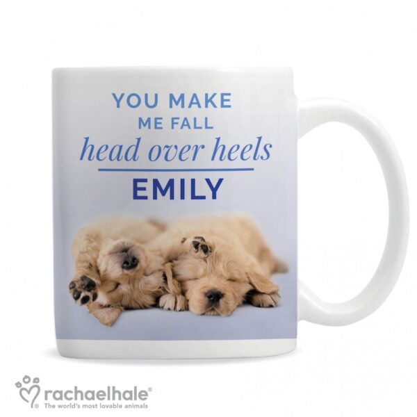 Personalised Rachael Hale Head Over Heels Puppy Mug - Image 2
