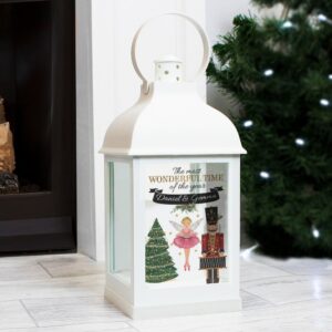 Personalised Nutcracker White Lantern