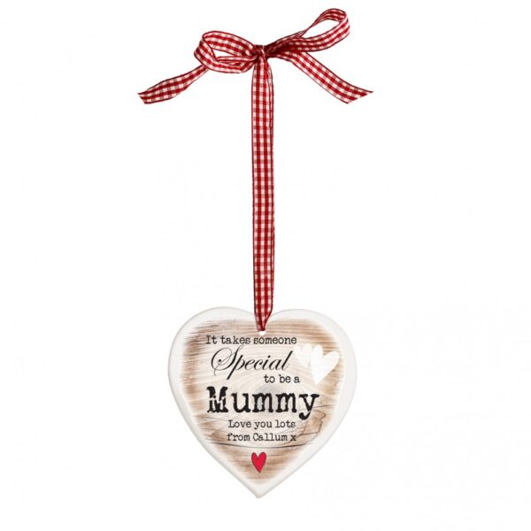 Personalised Someone Special Wooden Heart Shaped Decoration - Image 2