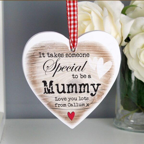 Personalised Someone Special Wooden Heart Shaped Decoration - Image 3