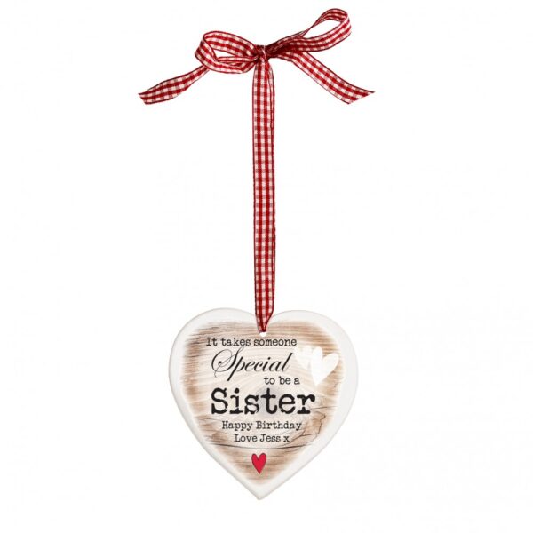 Personalised Someone Special Wooden Heart Shaped Decoration - Image 5