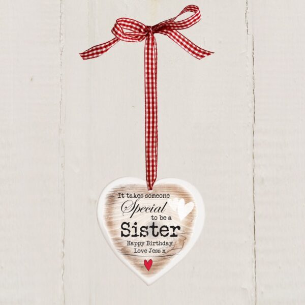 Personalised Someone Special Wooden Heart Shaped Decoration - Image 6