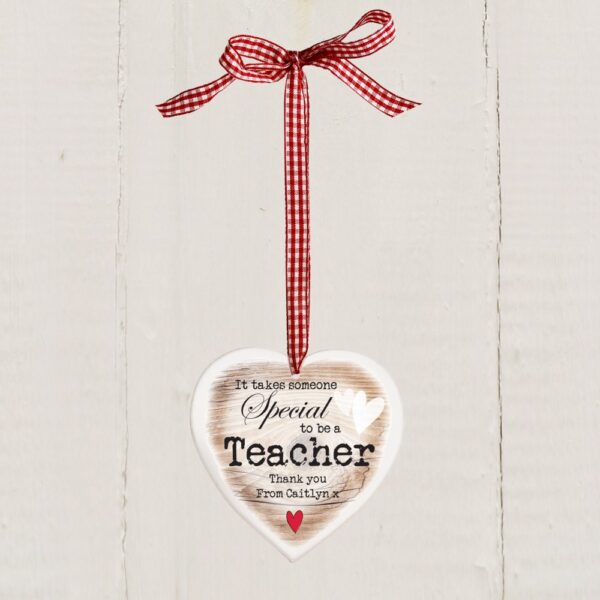 Personalised Someone Special Wooden Heart Shaped Decoration - Image 7